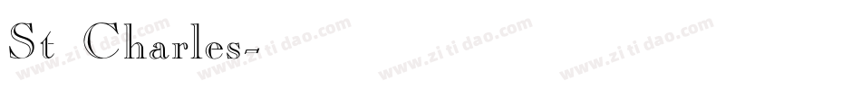 St Charles字体转换